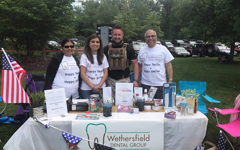 Wethersfield Dental Group team at community event