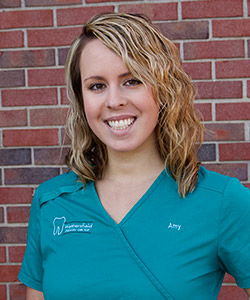 Dental assistant Amy